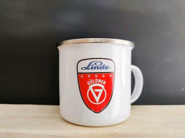 Güldner Traktor Oldtimer Emaille Tasse